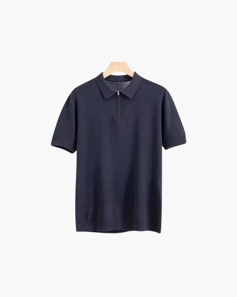 Timeless Zip Up Polo