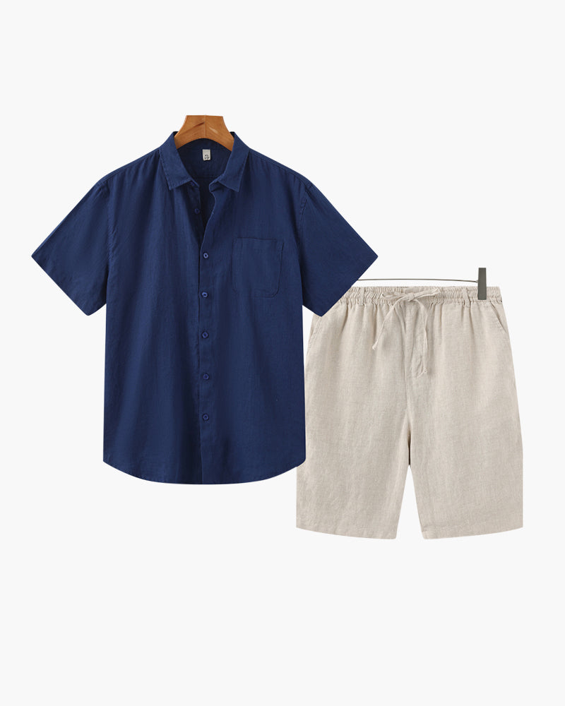 Mooson 100%  Linen Combo (Shorts)