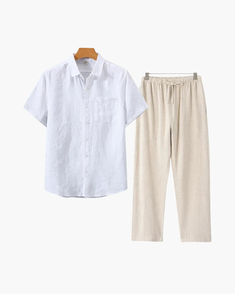 Mooson 100% Linen Combo (Shortsleeve)