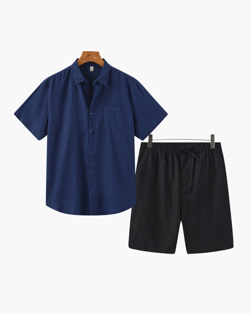 Mooson 100%  Linen Combo (Shorts)