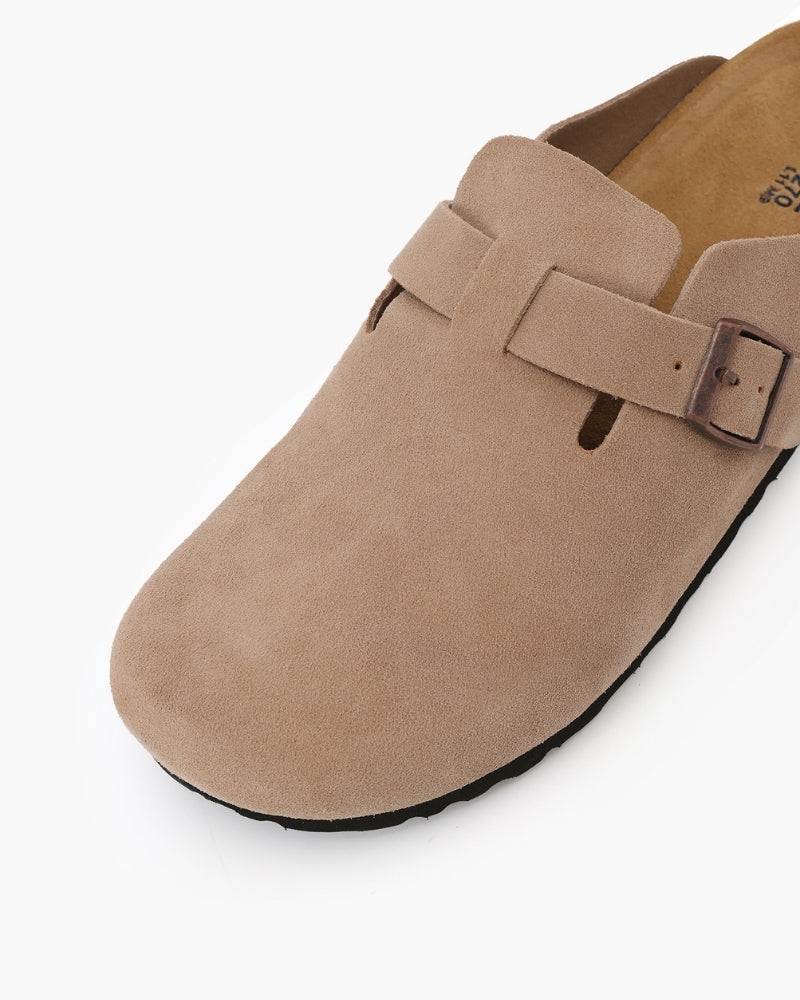 Mooson Suede Clogs