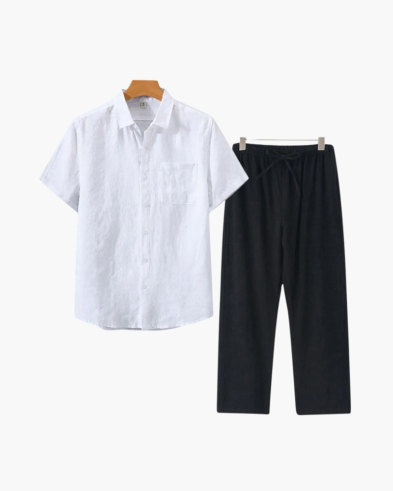 Mooson 100% Linen Combo (Shortsleeve)