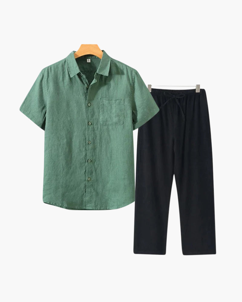Mooson 100% Linen Combo (Shortsleeve)