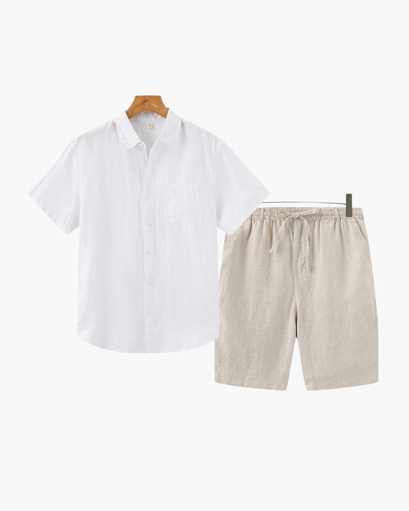 Mooson 100%  Linen Combo (Shorts)