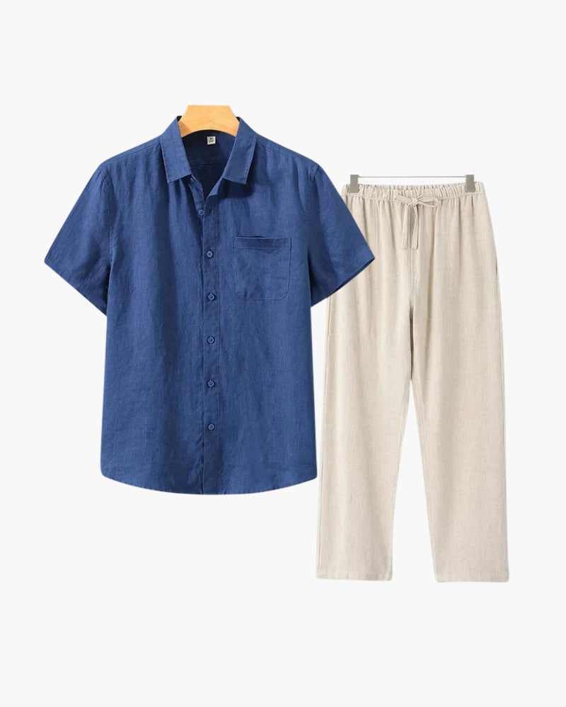 Mooson 100% Linen Combo (Shortsleeve)