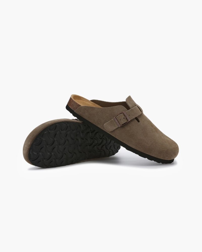 Mooson Suede Clogs