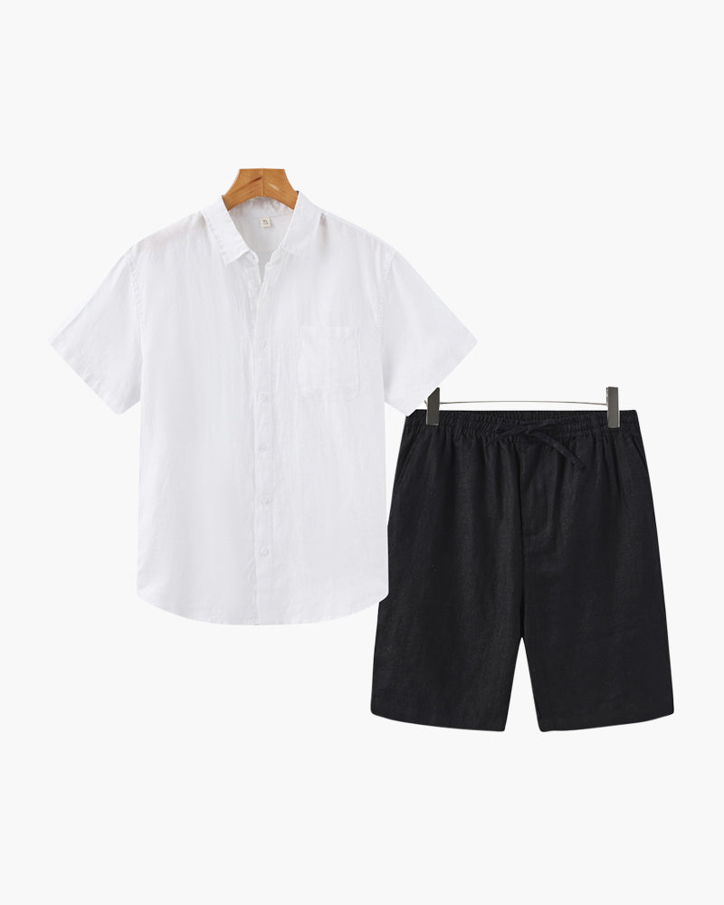 Mooson 100%  Linen Combo (Shorts)