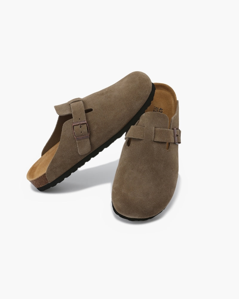 Mooson Suede Clogs