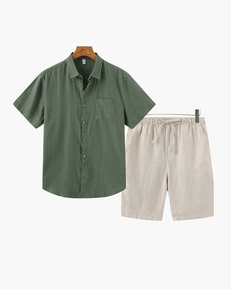 Mooson 100%  Linen Combo (Shorts)
