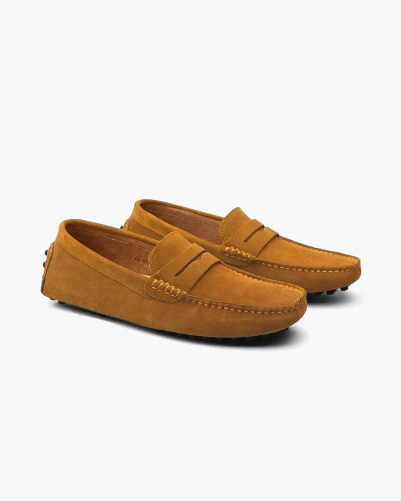 Gisborne Suede Driver Loafers