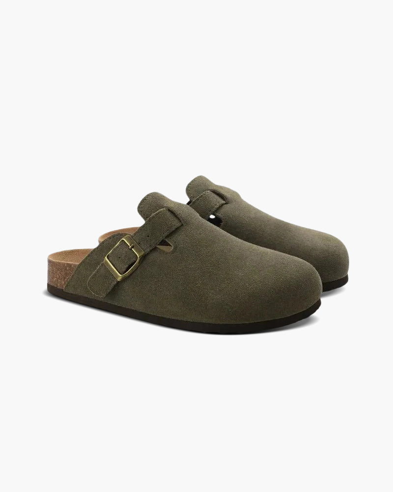 Mooson Suede Clogs