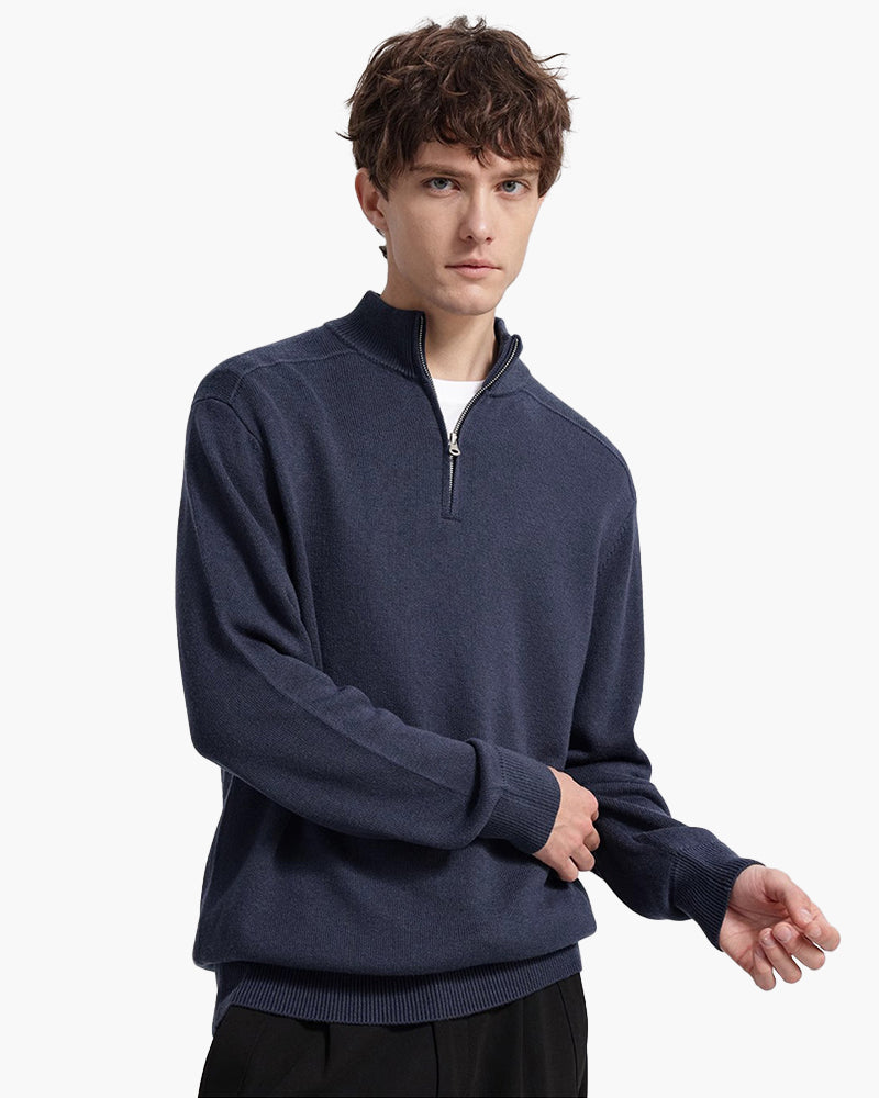 Timeless 100% Merino Wool Zip Up