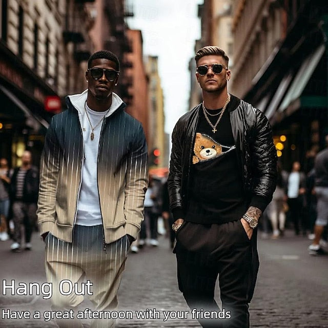 Men’s Graphic T-Shirt – Old Man with a Jeep Design