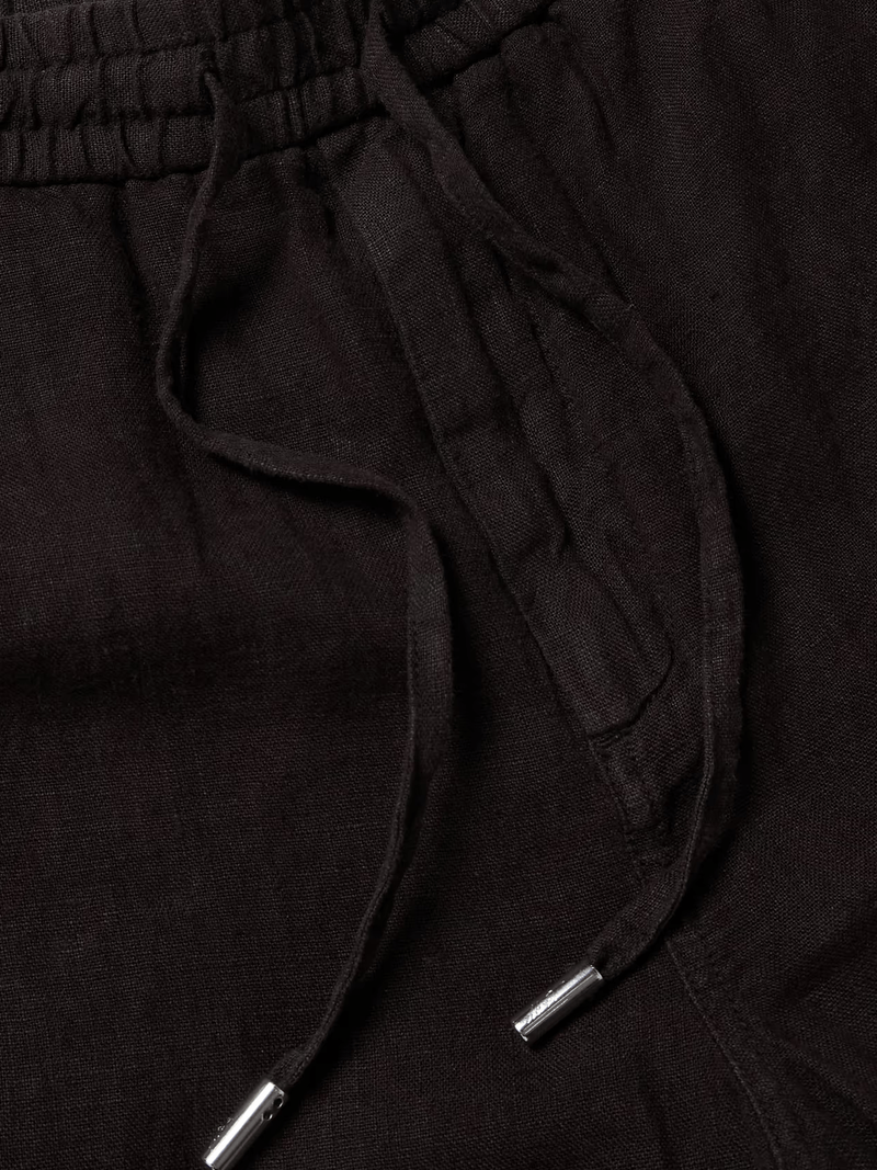 Auckland Linen Trouser- Brown