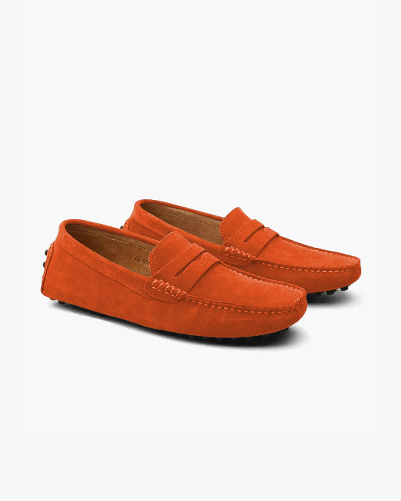 Gisborne Suede Driver Loafers
