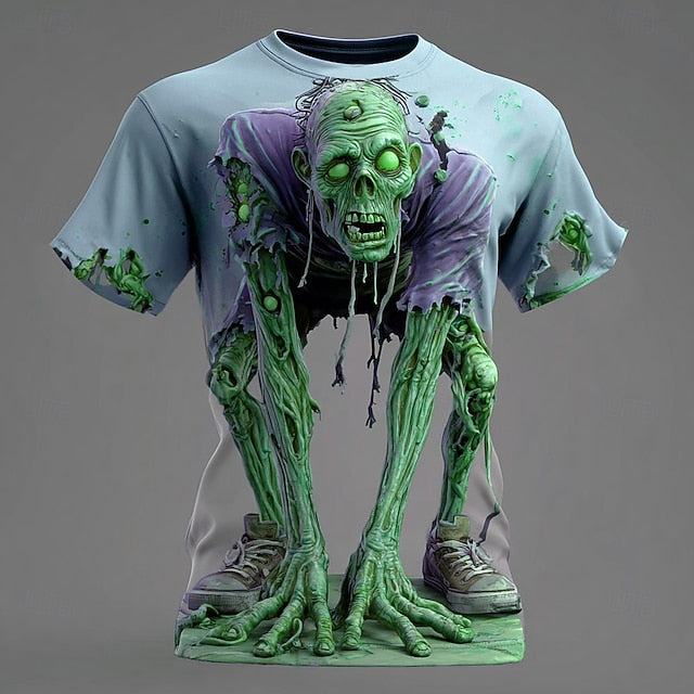 Men’s Zombie 3D T-Shirt – Horror Streetwear