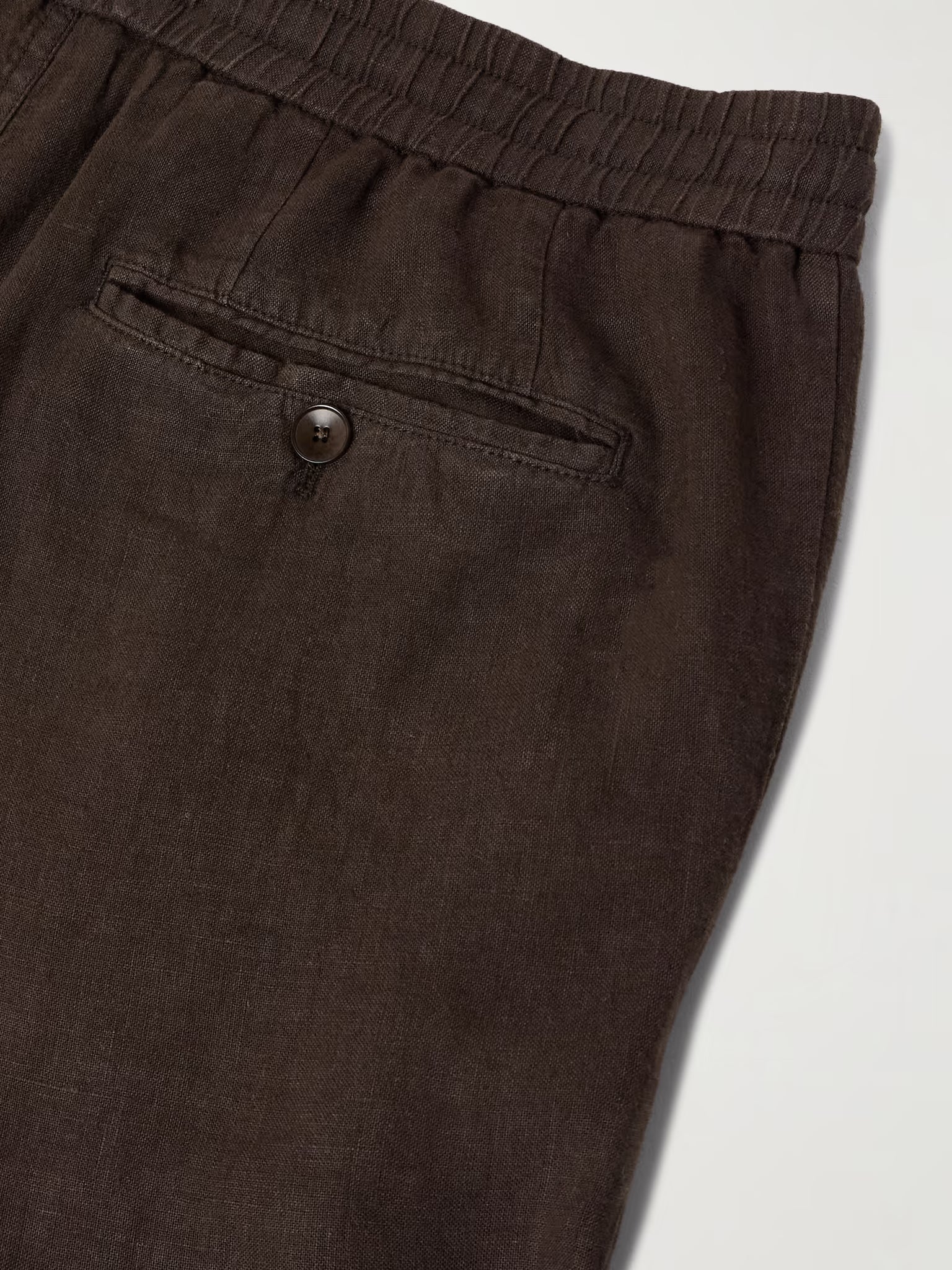 Auckland Linen Trouser- Light Brown