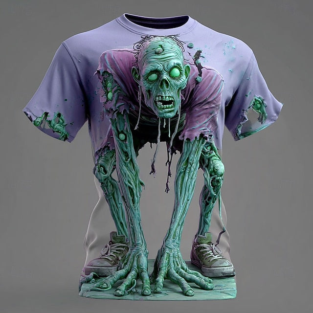 Men’s Zombie 3D T-Shirt – Horror Streetwear